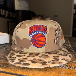 New York Knicks Cheetah Print Hat